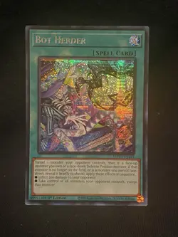 Bot Herder Prismatic Secret Rare MP25-EN149 2025 Mega-Pack Tin Yugioh! - Image 1
