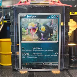 Seviper Scarlet & Violet Pokemon TCG 128/198 SV01 Common - Image 1
