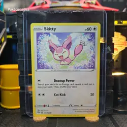Skitty Darkness Ablaze Pokemon TCG 141/189 Sword & Shield SWSH03 Common - Image 1