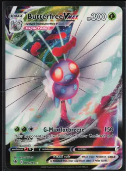 Butterfree VMAX 002/189 Holo VMAX Rare Darkness Ablaze Pokemon Holo Near Mint - Image 1