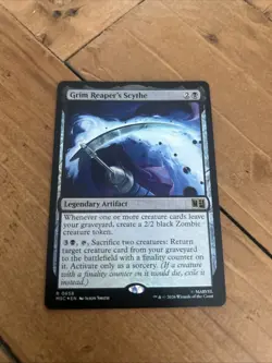 MTG - [MSC - 658] Grim Reaper's Scythe - Commander: Marvel Super Heroes foil - Image 1