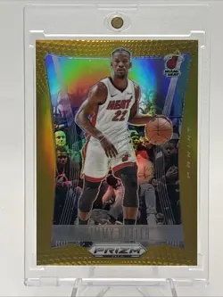 2023-24 Panini Prizm Deca Jimmy Butler Gold Prizm /10 #251 Heat Warriors RARE - Image 1