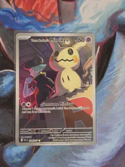 Team Rocket's Mimikyu 238/217 Illustration Rare Ascended Heroes NM Pokemon Card - Image 1