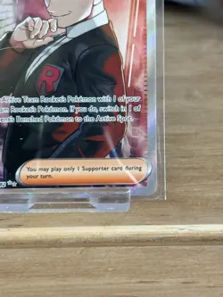 Pokemon TCG Team Rocket's Giovanni Destined Rivals Ultra Rare Card 225/182 - Image 4
