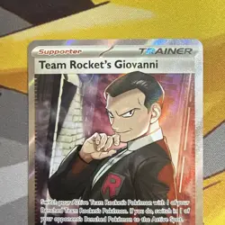 Pokemon TCG Team Rocket's Giovanni Destined Rivals Ultra Rare Card 225/182 - Image 3