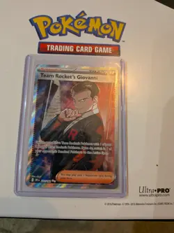Pokemon TCG Team Rocket's Giovanni Destined Rivals Ultra Rare Card 225/182 - Image 1