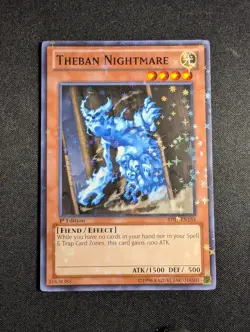 Yugioh - Theban Nightmare BP01-EN134 1st Edition Starfoil Rare NM - Image 1