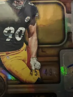 2019 Panini Gold Standard - Good As Gold T.J. Watt #GAG-TW /49 (AU, MEM) - Image 3