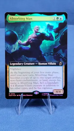 Absorbing Man Extended Art Foil NM MSH 416 MTG Marvel Super Heroes Magic - Image 1
