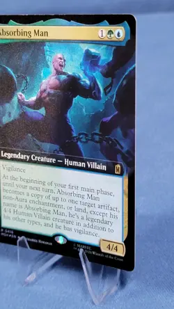 Absorbing Man Extended Art Foil NM MSH 416 MTG Marvel Super Heroes Magic - Image 4