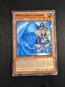 Yugioh - Mysterious Guard BP01-EN058 1st Edition Starfoil Rare NM - Image 1