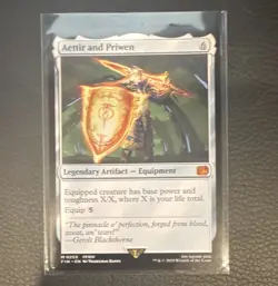 Magic: The Gathering Aettir and Priwen FINAL FANTASY Rare Legendary Equipment - Image 1