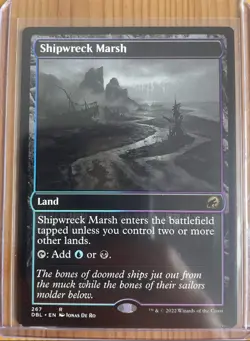 Shipwreck Marsh Double Feature DBL 267 Rare MTG Land - Image 1