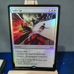 Split Up FOIL / Magic MTG / Duskmourn House of Horror - Rare - NM - Image 1