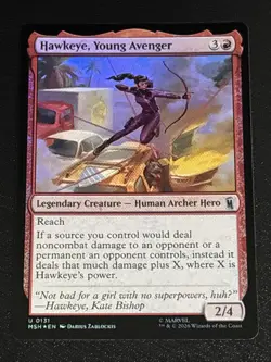 MTG Marvel Super Heroes Hawkeye, Young Avenger Foil 0131 - Image 1