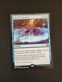 Baral's Expertise Aether Revolt NM Blue Rare MAGIC THE GATHERING CARD - Image 1