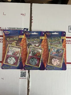 Pokemon XY Steam Siege Lucario 1Floette 2 Booster Pack Blisters Lot3 SEALED - Image 1