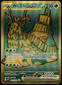 Wo-Chien ex 240/091 Hyper Rare Paldean Fates Pokemon Near Mint - Image 1