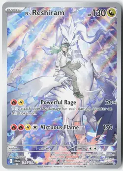 N'S RESHIRAM 167/159 ILLUSTRATION RARE JOURNEY TOGETHER POKEMON NM - Image 1