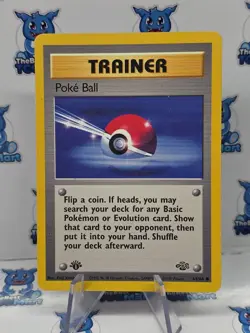 Poke Ball - 64/64 - Pokemon - 1st Edition Jungle LP - Image 1