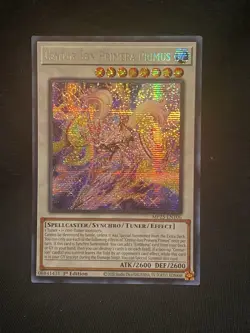 Center-Ion Primera Primus Prismatic Secret Rare MP25-EN106 2025 Mega-Pack Yugioh - Image 1