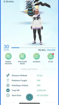 Pokemon Go ( Stage 30 )Shiny Giratina ( 5 Shinys ) - Image 1