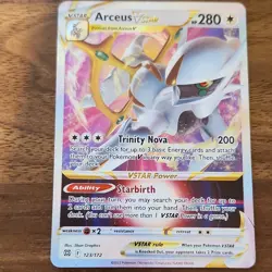 The Pokemon Company Arceus VSTAR 123/172 Ultra Rare Holo Brilliant Stars 280HP - Image 1