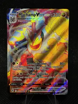 The Pokemon Company Machamp VMAX 073/189 SWSH10 Ultra Rare Holo ENG - Image 1