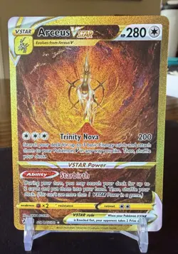 Pokemon Arceus VSTAR GG70/GG70 Crown Zenith Gold Secret Rare Galarian Gallery NM - Image 1