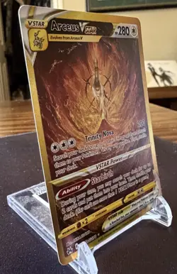 Pokemon Arceus VSTAR GG70/GG70 Crown Zenith Gold Secret Rare Galarian Gallery NM - Image 2