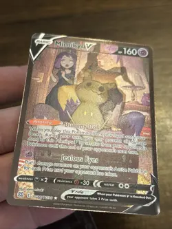 Mimikyu V TG16/TG30 Swsh09: Brilliant Stars Trainer Gallery Holo Pokemon Card - Image 2
