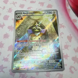 Aegislash 210/182 SV04 Paradox Rift Illustration Rare Holo Stage 2 HP 150 EN - Image 2