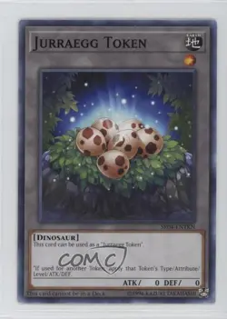 Jurraegg Token YuGiOh Dinosmasher's Fury Structure Deck #SR04-ENTKN - Image 1