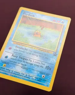 Pokemon 2000 Black Star Promo #20 Psyduck, Wizards of the Coast Vintage Eng NM - Image 2