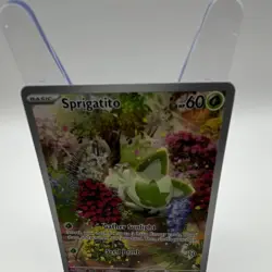 Pokemon Sprigatito Paldea Evolved Illustration Rare Full Art Holo 196/193 ENG - Image 2