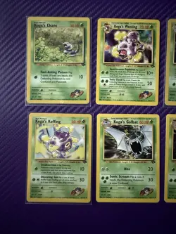 Nintendo Pokemon TCG Gym Challenge Koga 14 Card Lot - Image 5