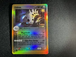Pokemon TCG Ruby & Sapphire Lairon 37/109 Reverse Holo Uncommon EN 2003 80HP - Image 1