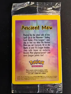 Ancient Mew Factory SEALED Promo Pokemon Movie 2000 Holo WOTC Vintage Mint 🔥 - Image 2