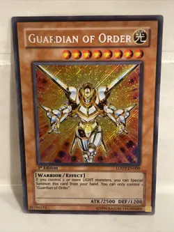 Yu-Gi-Oh! Guardian Of Order - LODT-EN000 - 1st Edition Secret Rare - NM / Mint - Image 1