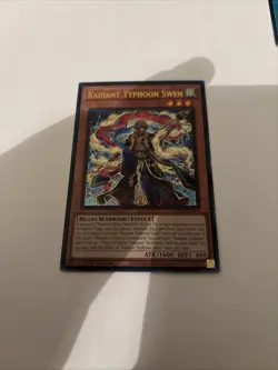 Yugioh DOOM OF DIMENSIONS Radiant Typhoon Swen DOOD-EN014 Ultra Rare NM - Image 1
