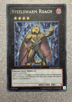 Steelswarm Roach GENF-EN099 Generation Force Secret Rare Unlimited Edition LP - Image 1