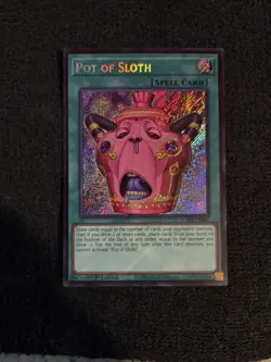 Pot of Sloth - CORI-EN061 - Secret Rare YuGiOh - Image 1