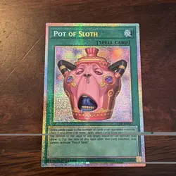 Yugioh! Pot of Sloth CORI-EN061 *STARLIGHT*CHAOS ORIGINS In Hand - Image 1