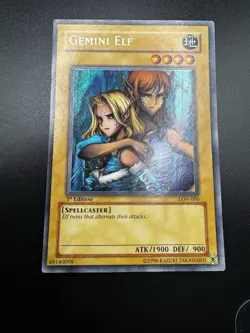 Gemini Elf LON-000 Labyrinth of Nightmare 1st Ed Secret Holo EN - Image 2