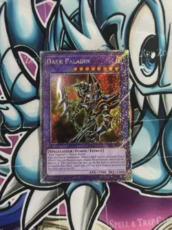 Dark Paladin RA03-EN126 Platinum Secret Rare Quarter Century Bonanza Yugioh NM - Image 1