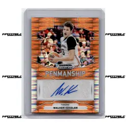 2024 Panini Prizm Draft - Orange Pulsar #P-WKK Walker Kessler Auto /49 - Image 1
