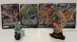 Zacian & Zamazenta Promo Display Bundle w/ Figures + Sealed sleeve packs - Image 2