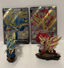 Zacian & Zamazenta Promo Display Bundle w/ Figures + Sealed sleeve packs - Image 5