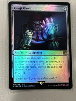 Magic the Gathering Final Fantasy Genji Glove🔥 Foil NM - Image 1