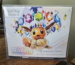 Pokemon Center Prismatic Evolutions Elite Trainer Box PC ETB Sealed New - Image 1